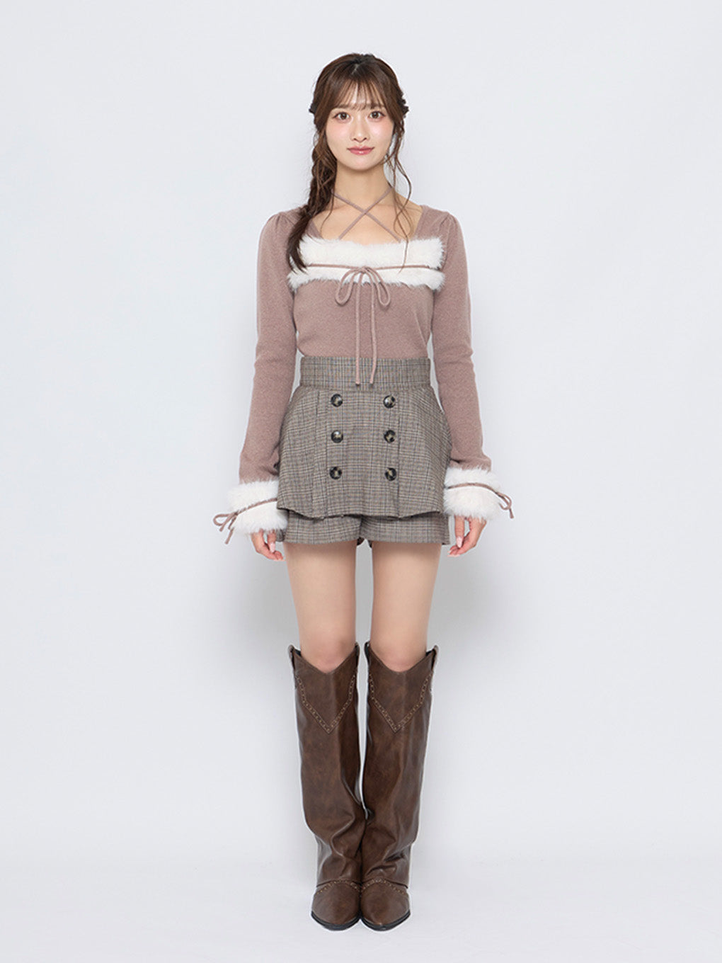 モデル:155cm(着用サイズ:FREE)
