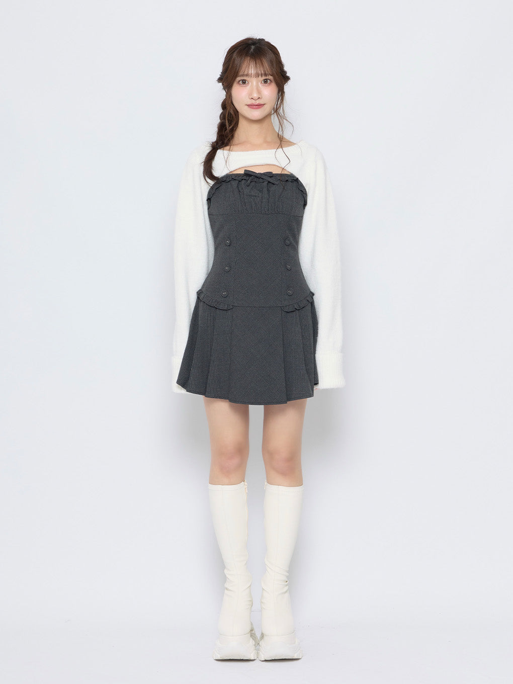 モデル:155cm(着用サイズ:S)