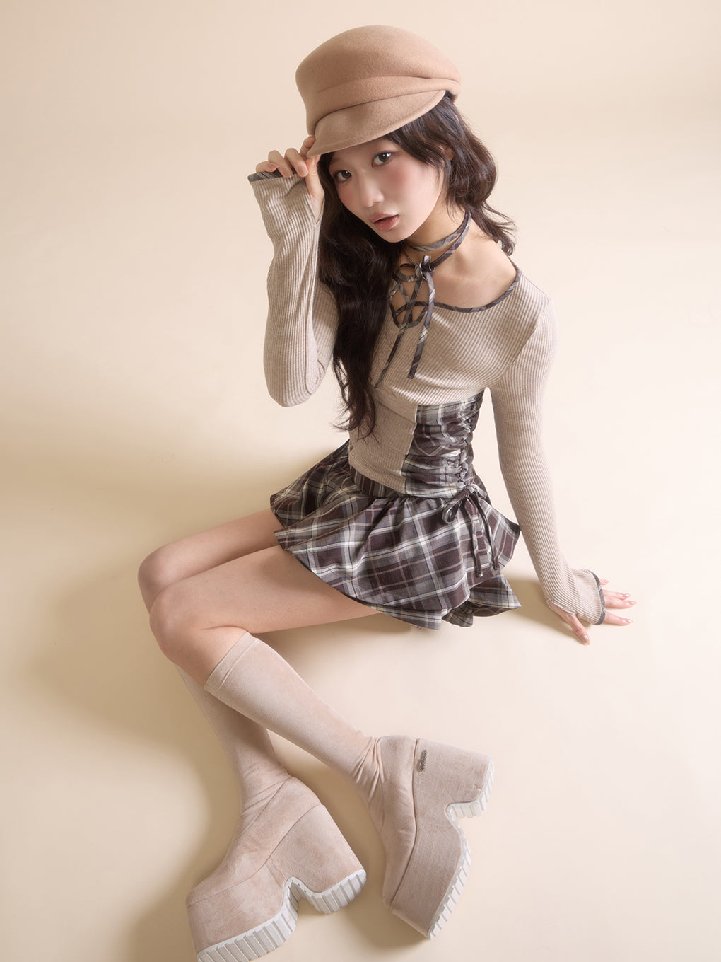 モデル:170cm(着用サイズ:S)