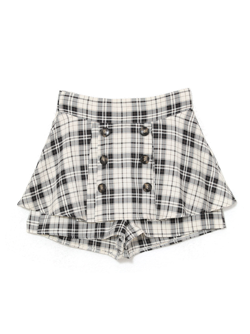 double button pleats skirt&pants