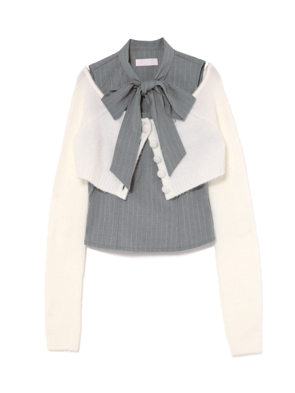 ribbon offshoulder ensemble
