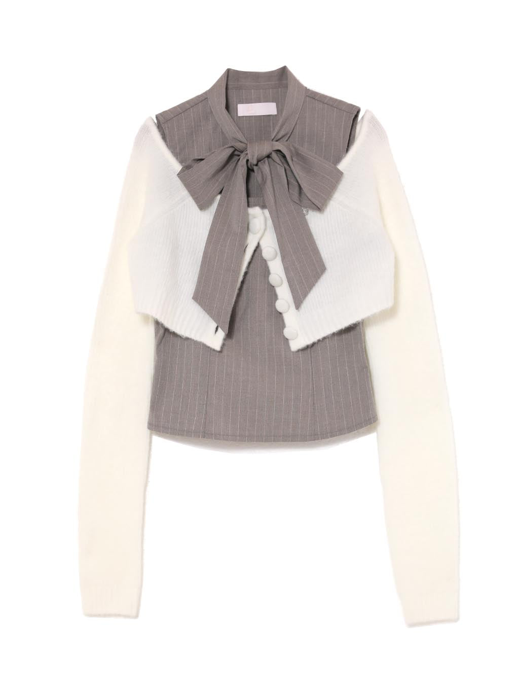 ribbon offshoulder ensemble