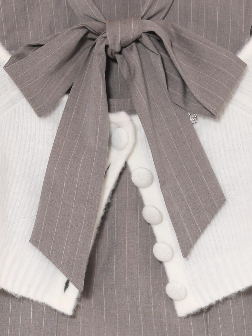ribbon offshoulder ensemble