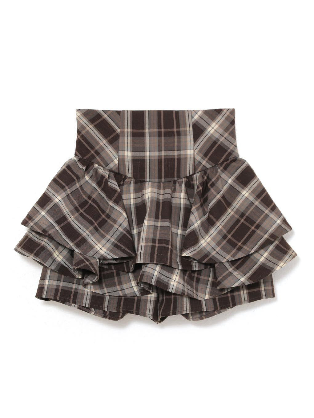 volume tiered skirt&pants