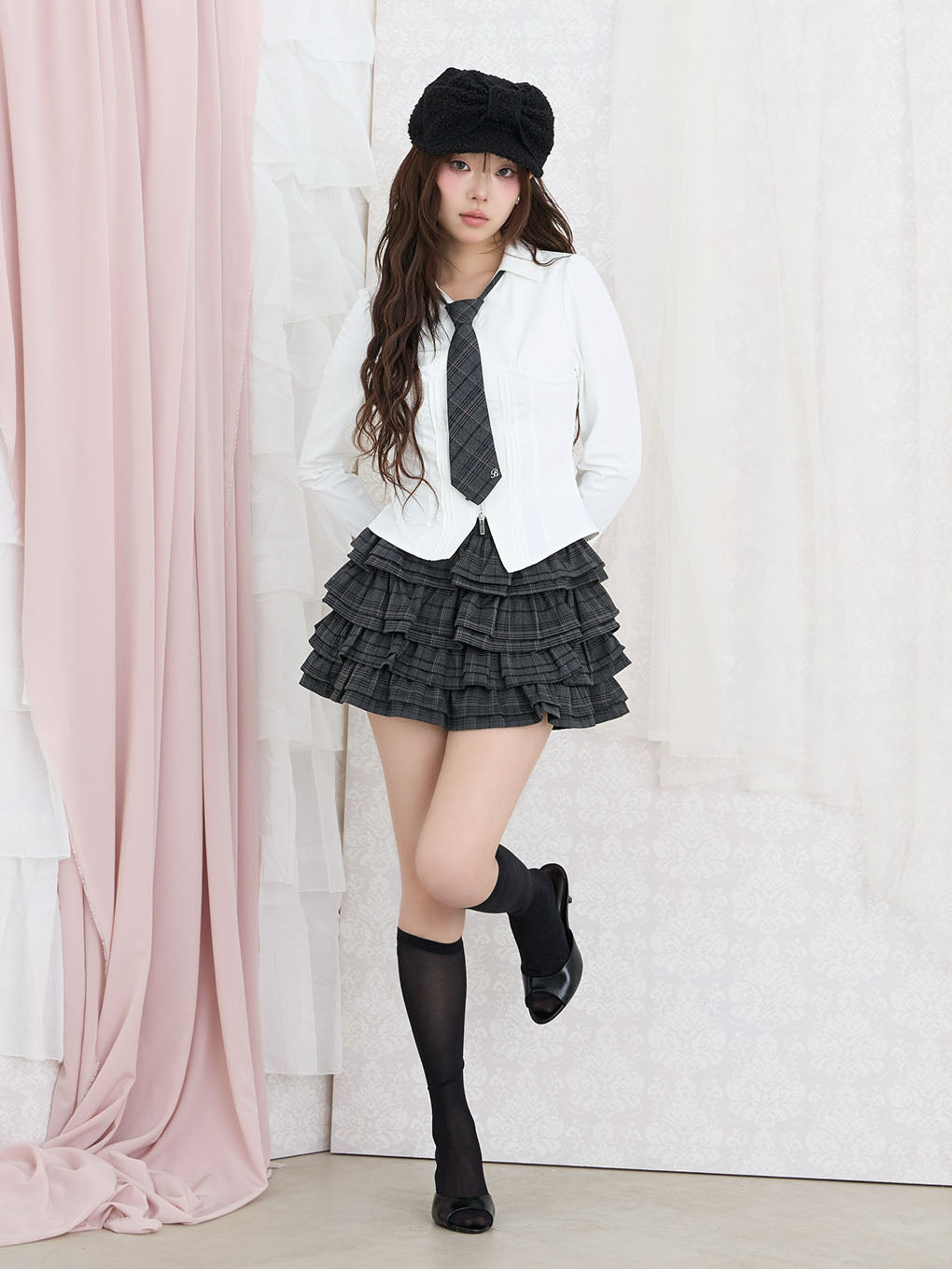 モデル:160cm(着用サイズ:S)