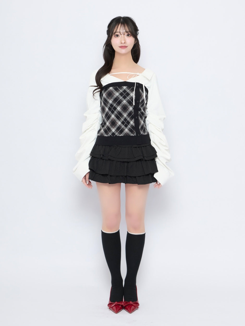モデル:155cm(着用サイズ:S)