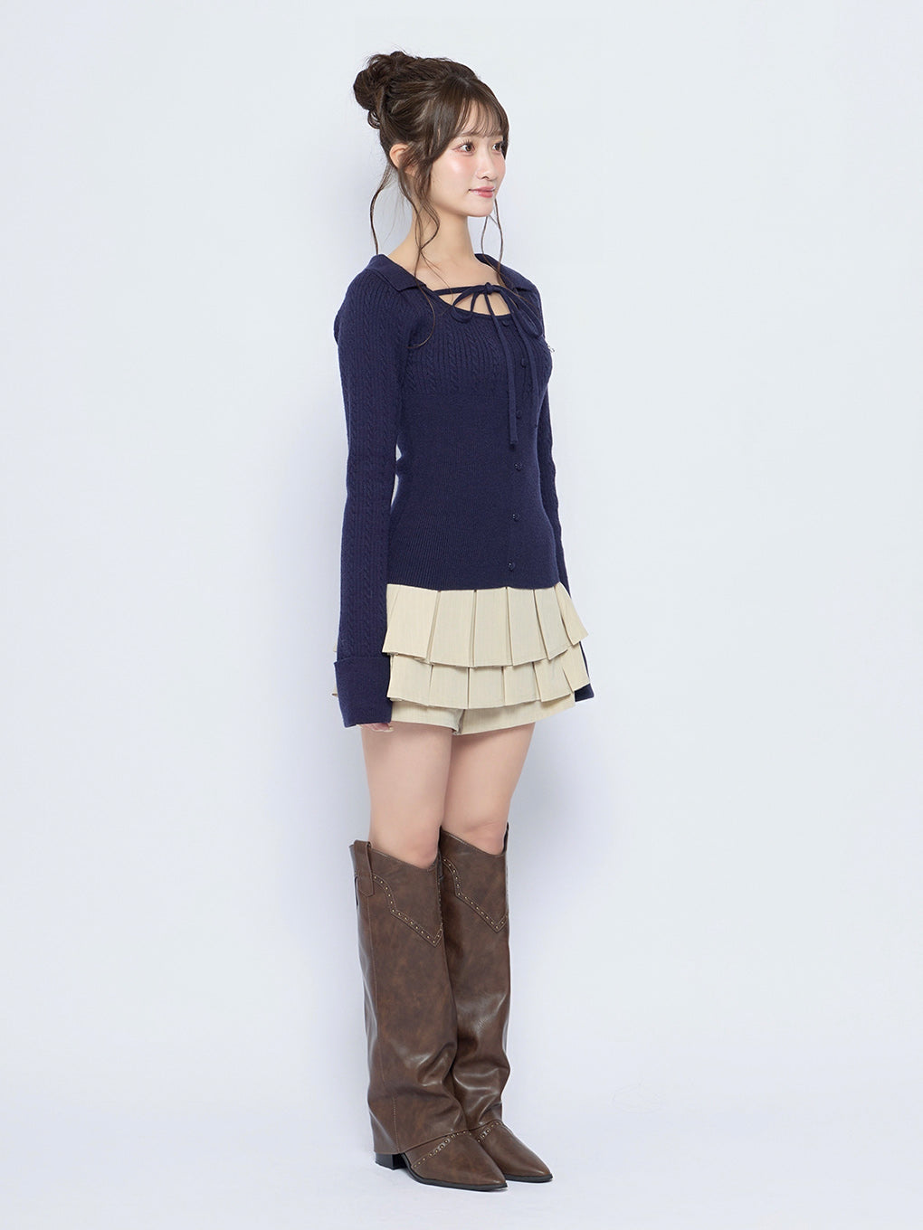 モデル：155cm（着用サイズ：FREE）