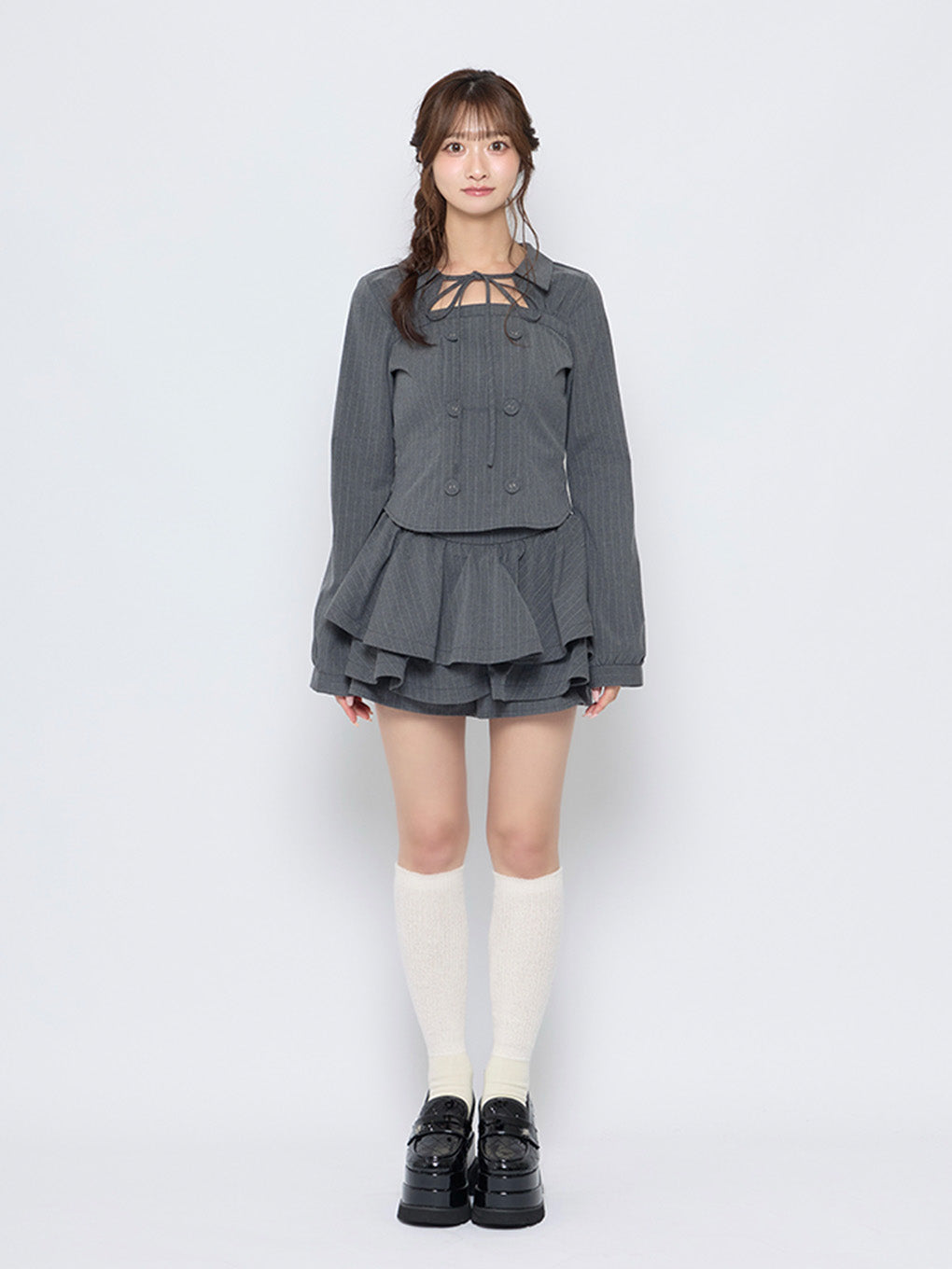 モデル：155cm（着用サイズ：S）