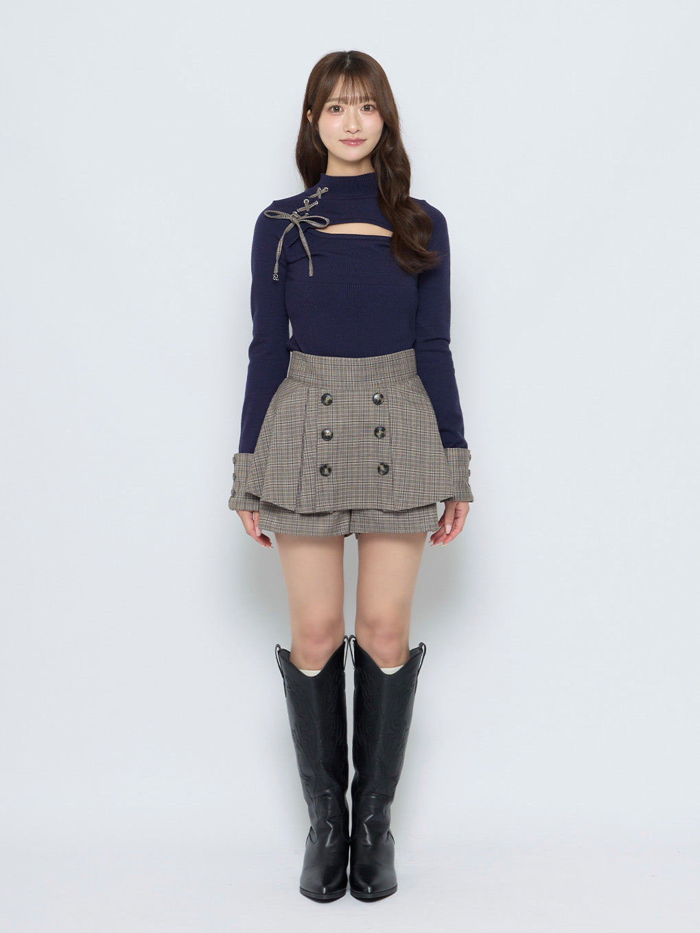 モデル：155cm（着用サイズ：S）