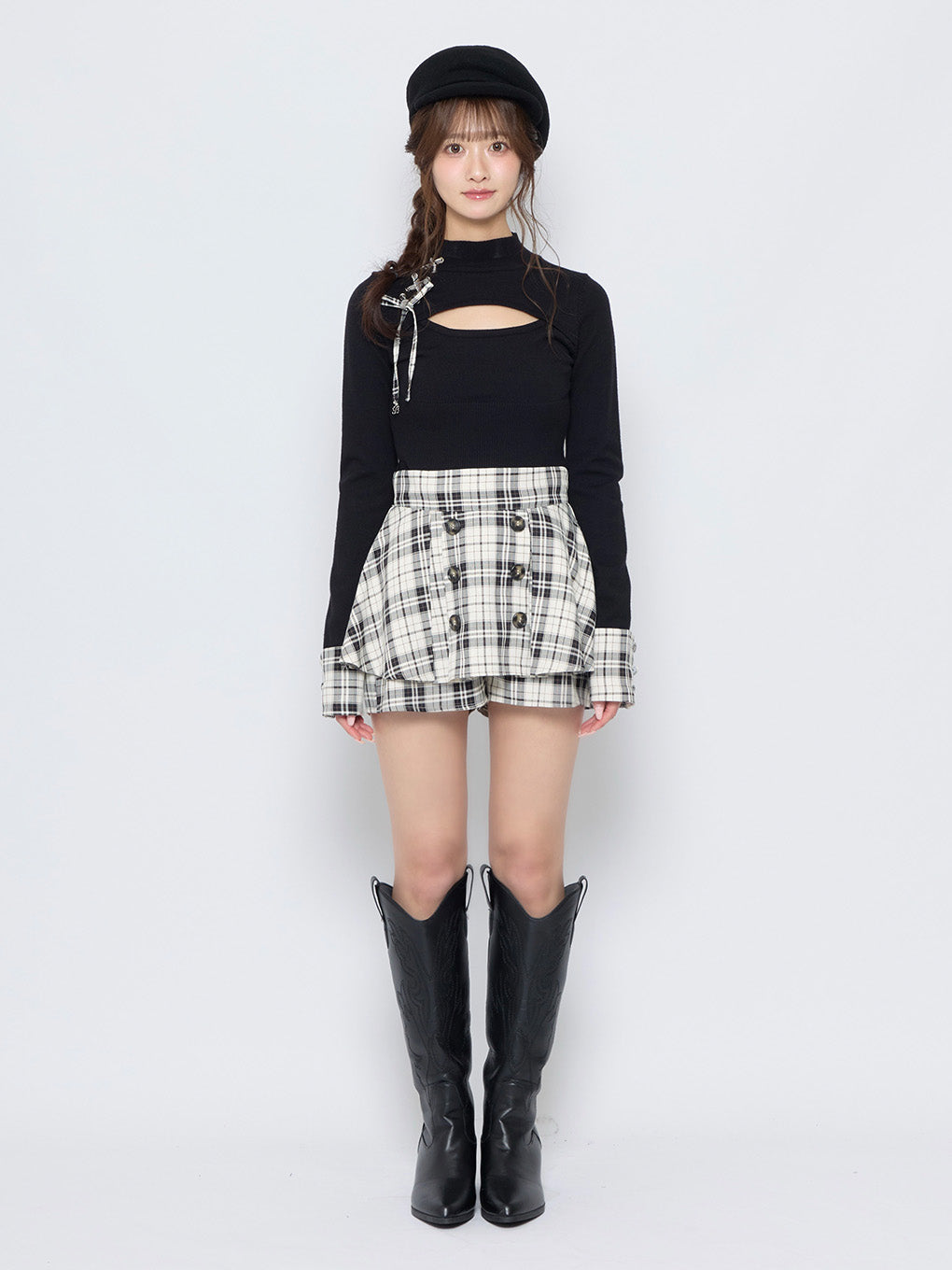 モデル：155cm（着用サイズ：S）