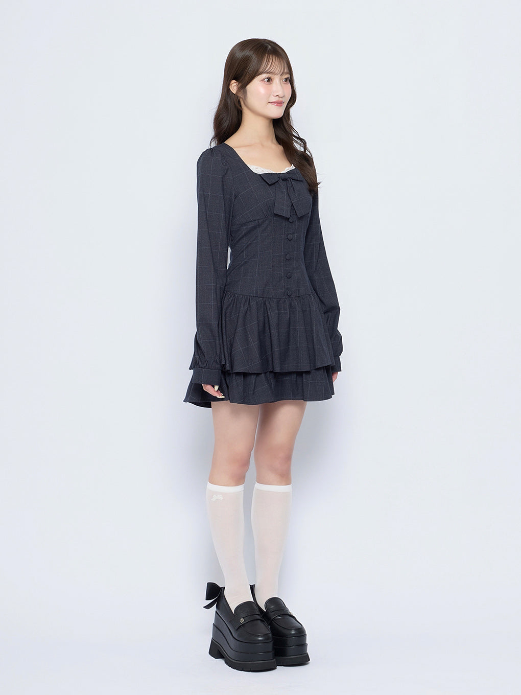 モデル：155cm（着用サイズ：S）