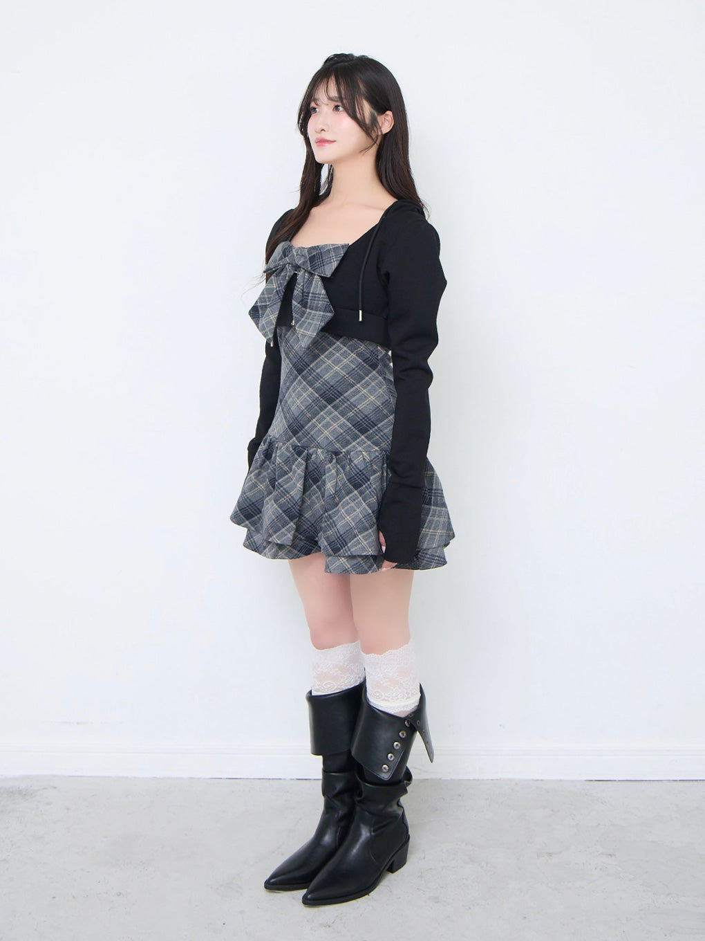 モデル：155cm（着用サイズ：S）