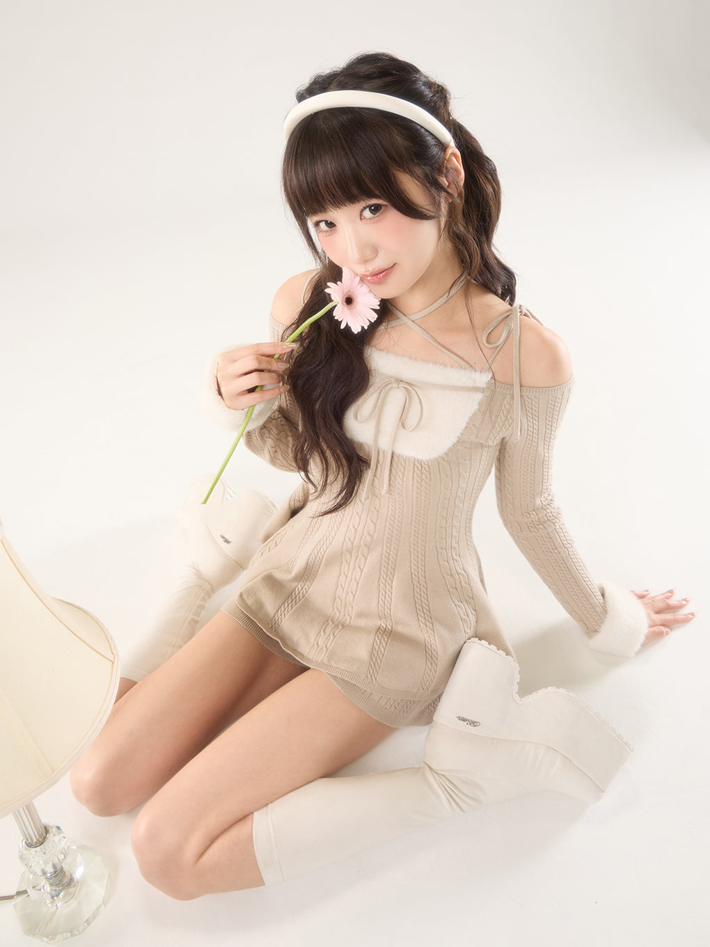 モデル：170cm（着用サイズ：FREE）