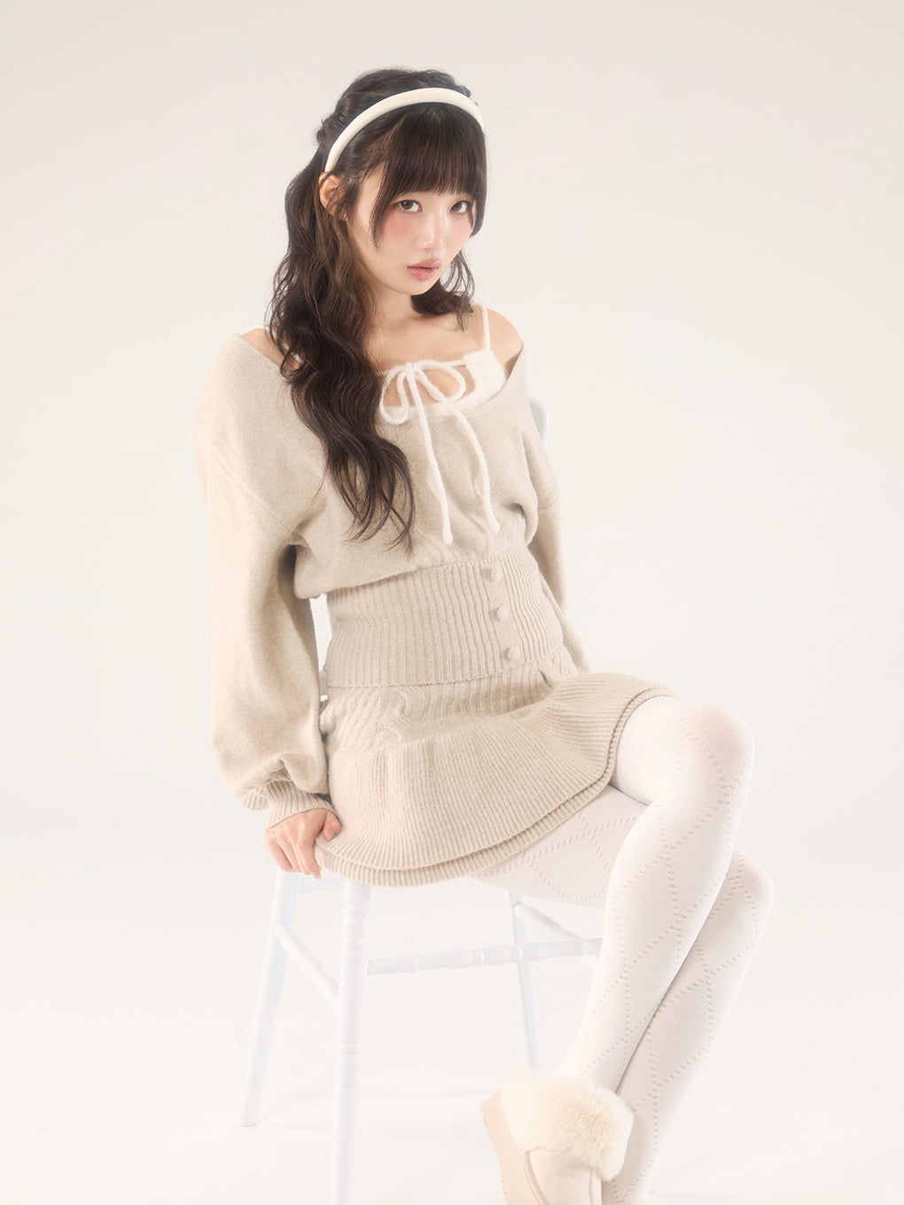 モデル：170cm（着用サイズ：FREE）