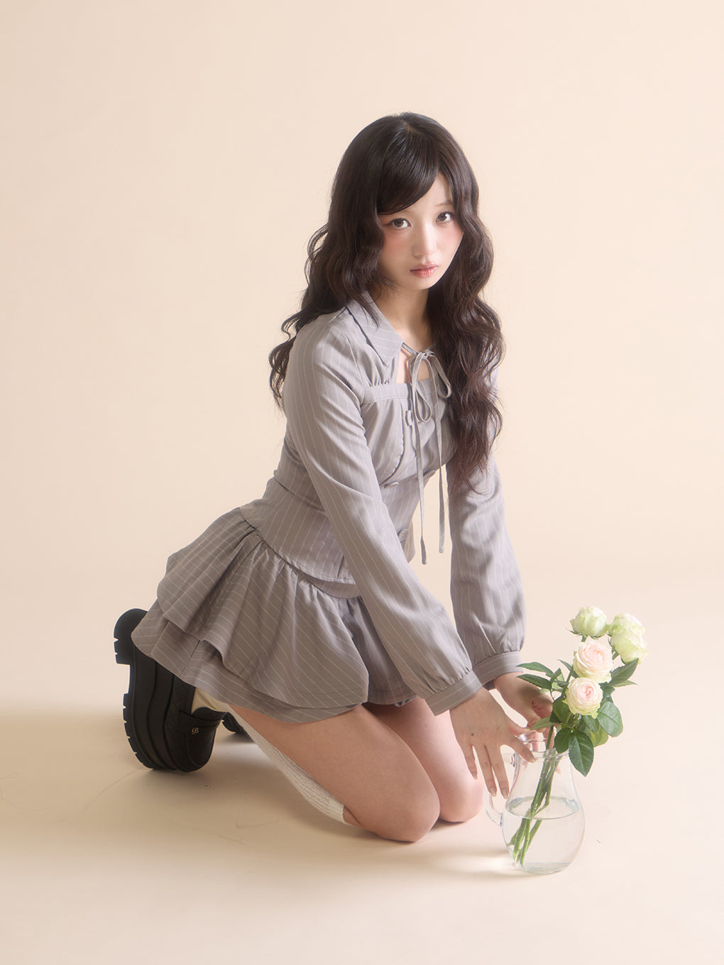モデル：170cm（着用サイズ：FREE）