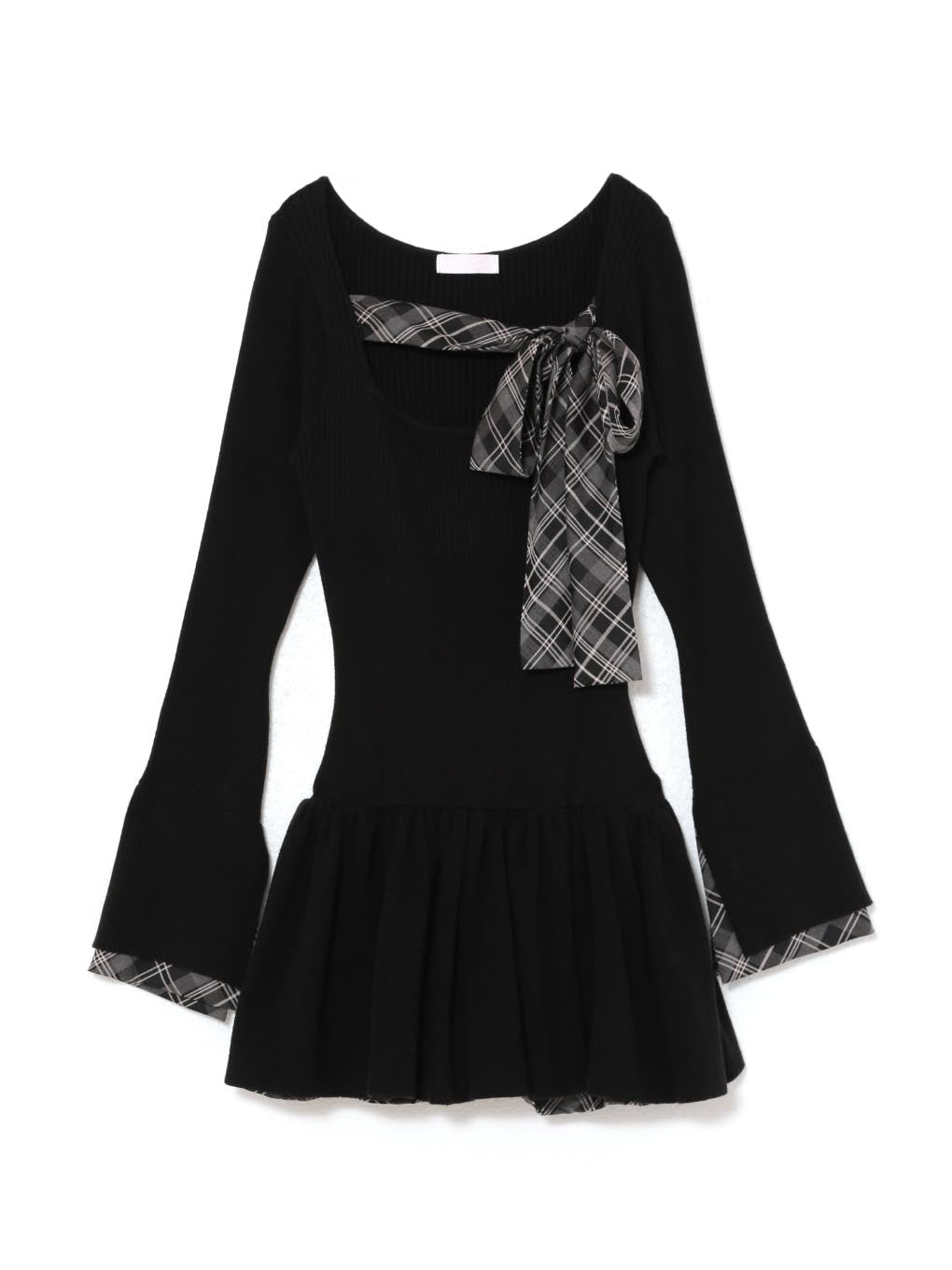 ribbon decolletage onepiece