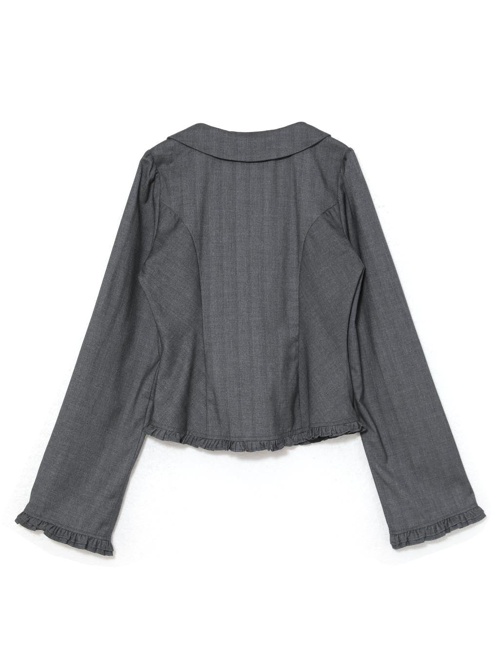 frill ribbon shirt