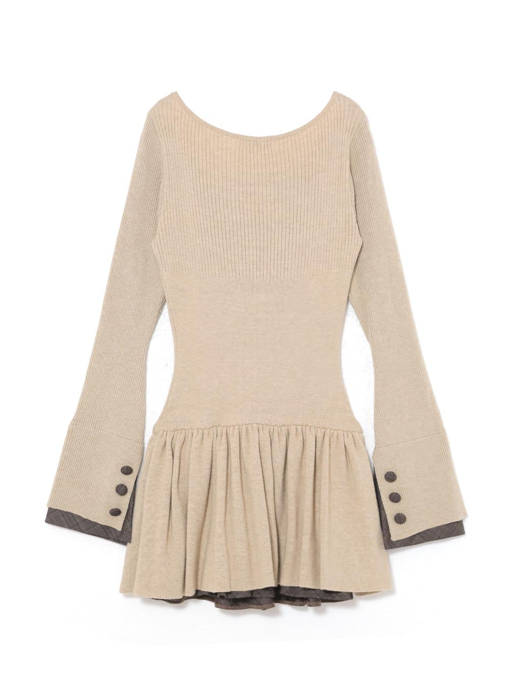 ribbon decolletage onepiece
