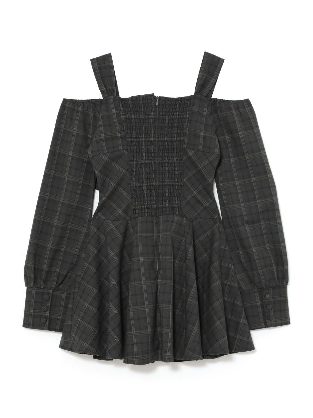 ribbon off shoulder flare onepiece