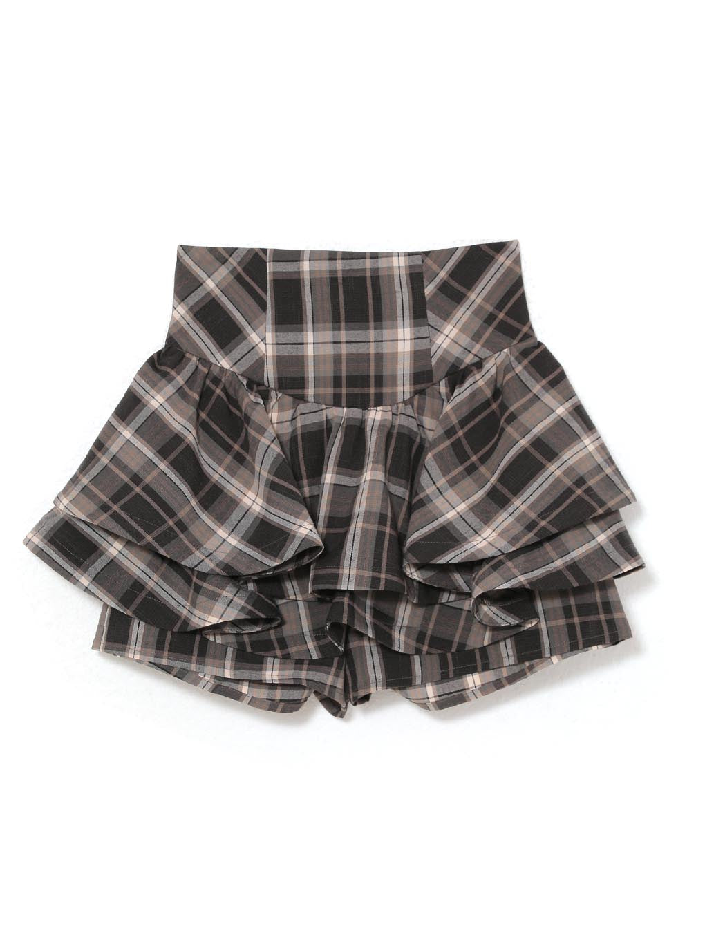 volume tiered skirt&pants