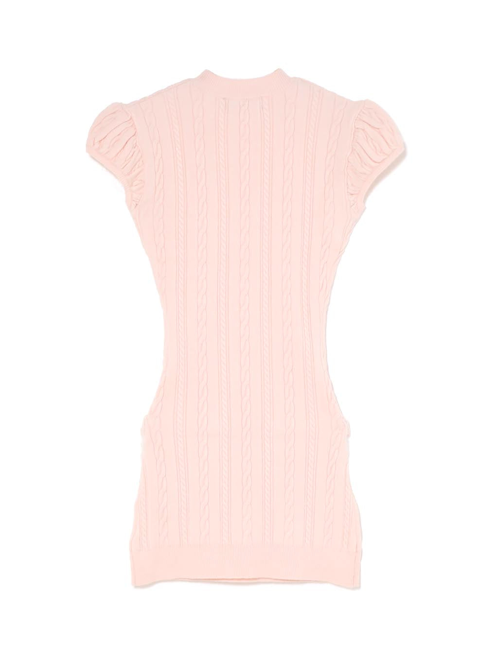 シャギーロゴケーブルワンピース