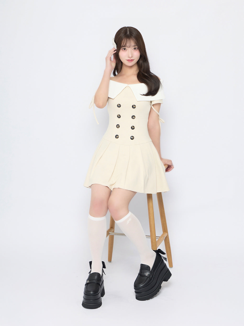 モデル：155cm（着用サイズ：S）
