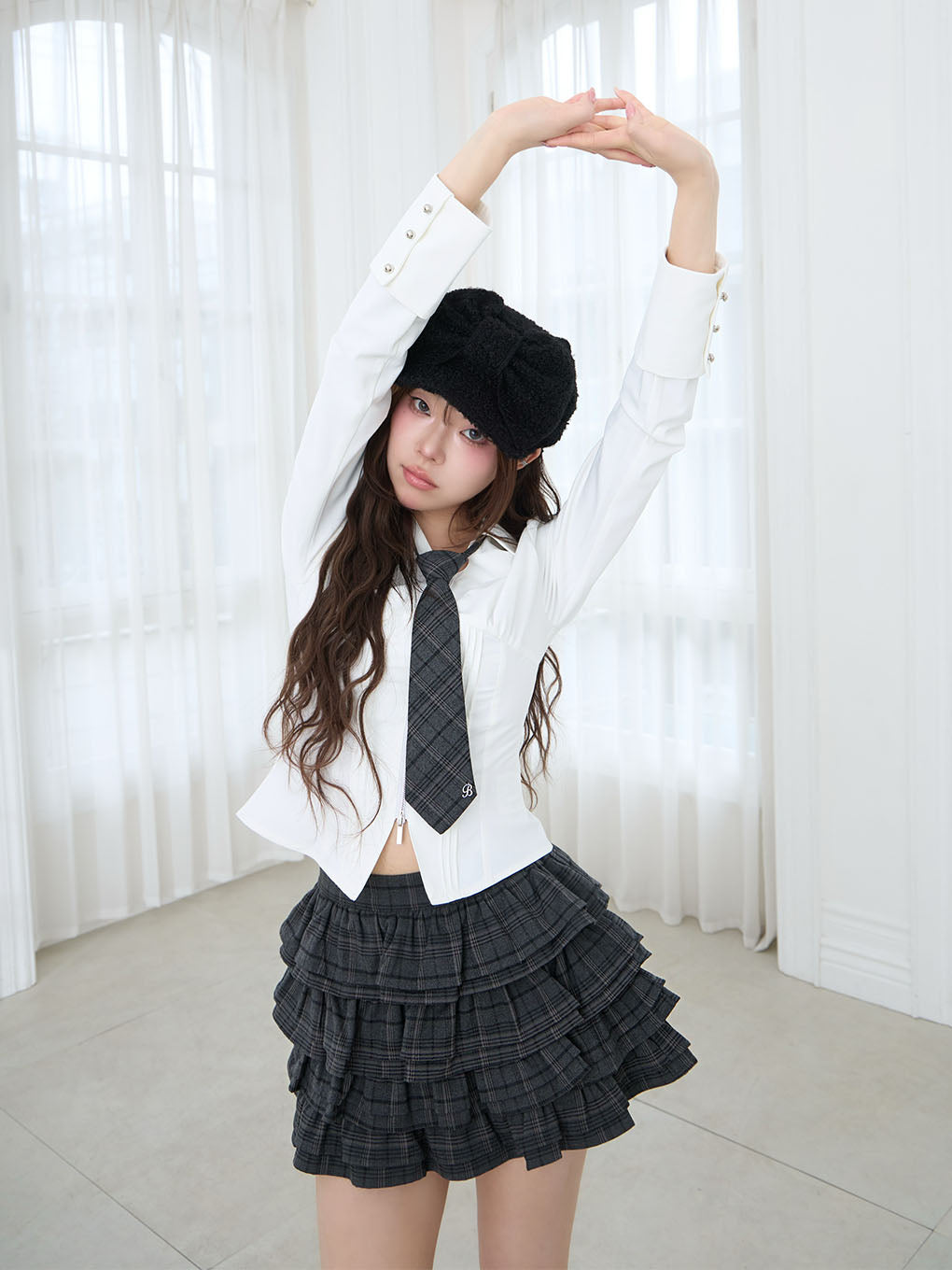 モデル：160cm（着用サイズ：S）