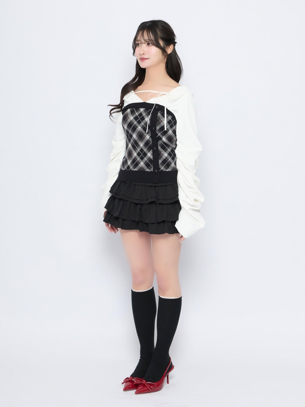 モデル：155cm（着用サイズ：S）