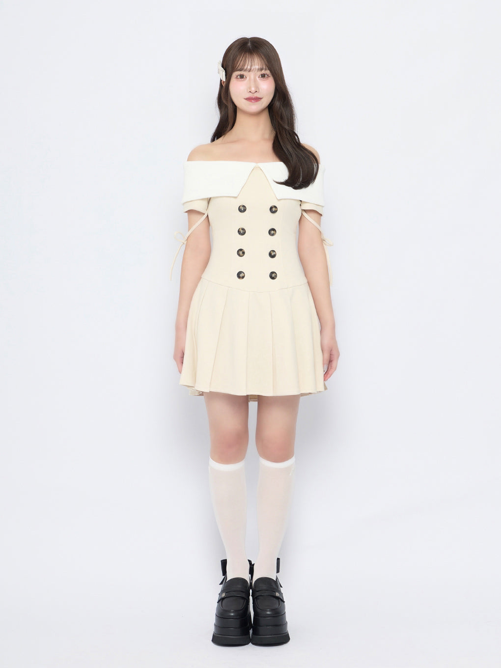 モデル：155cm（着用サイズ：S）