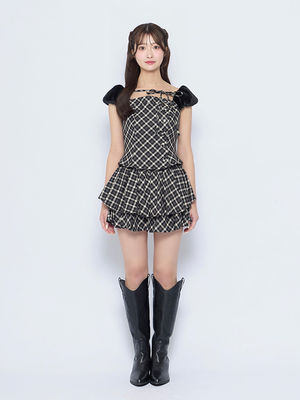 モデル：155cm（着用サイズ：S）