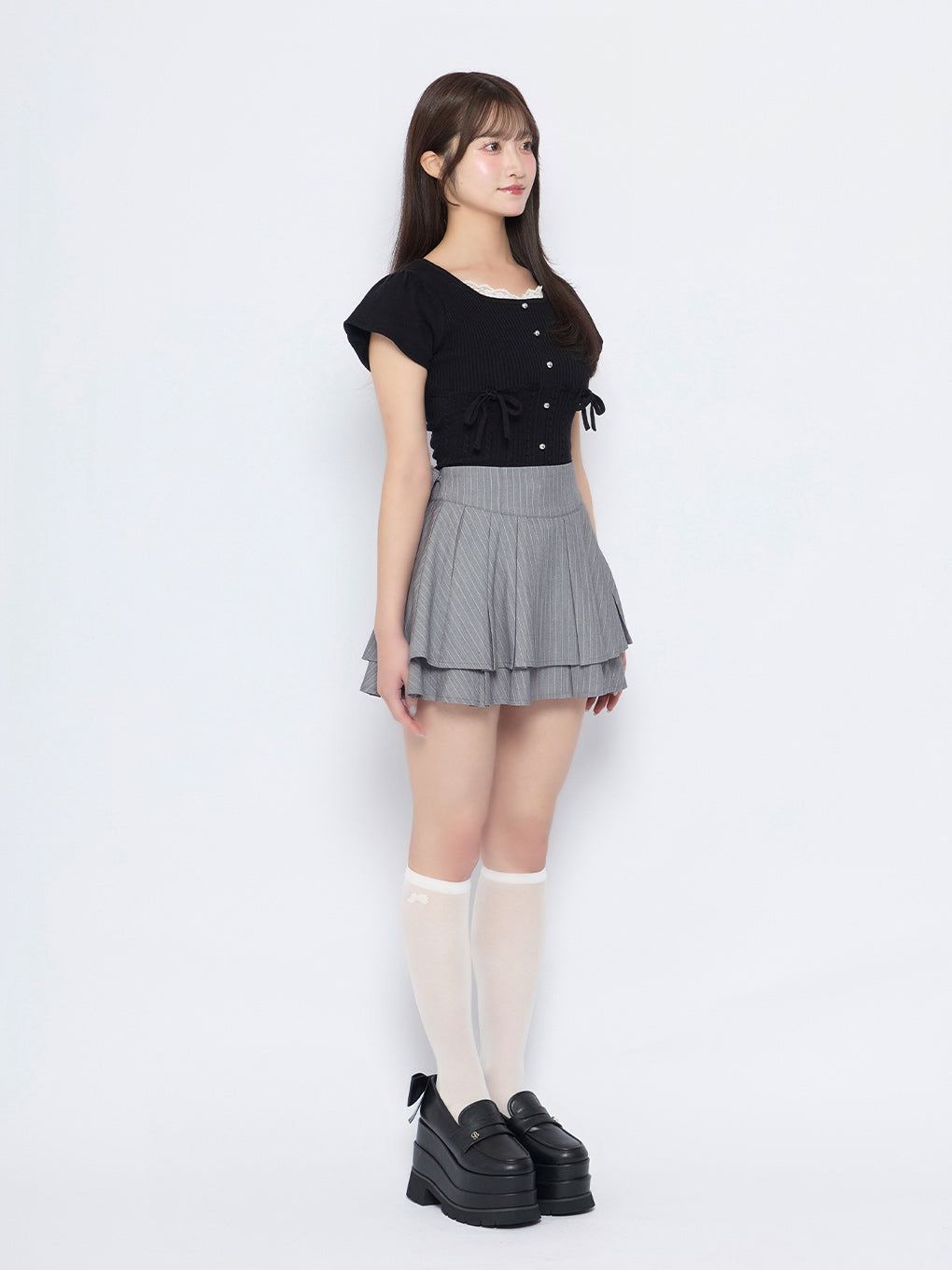 モデル：155cm（着用サイズ：S）