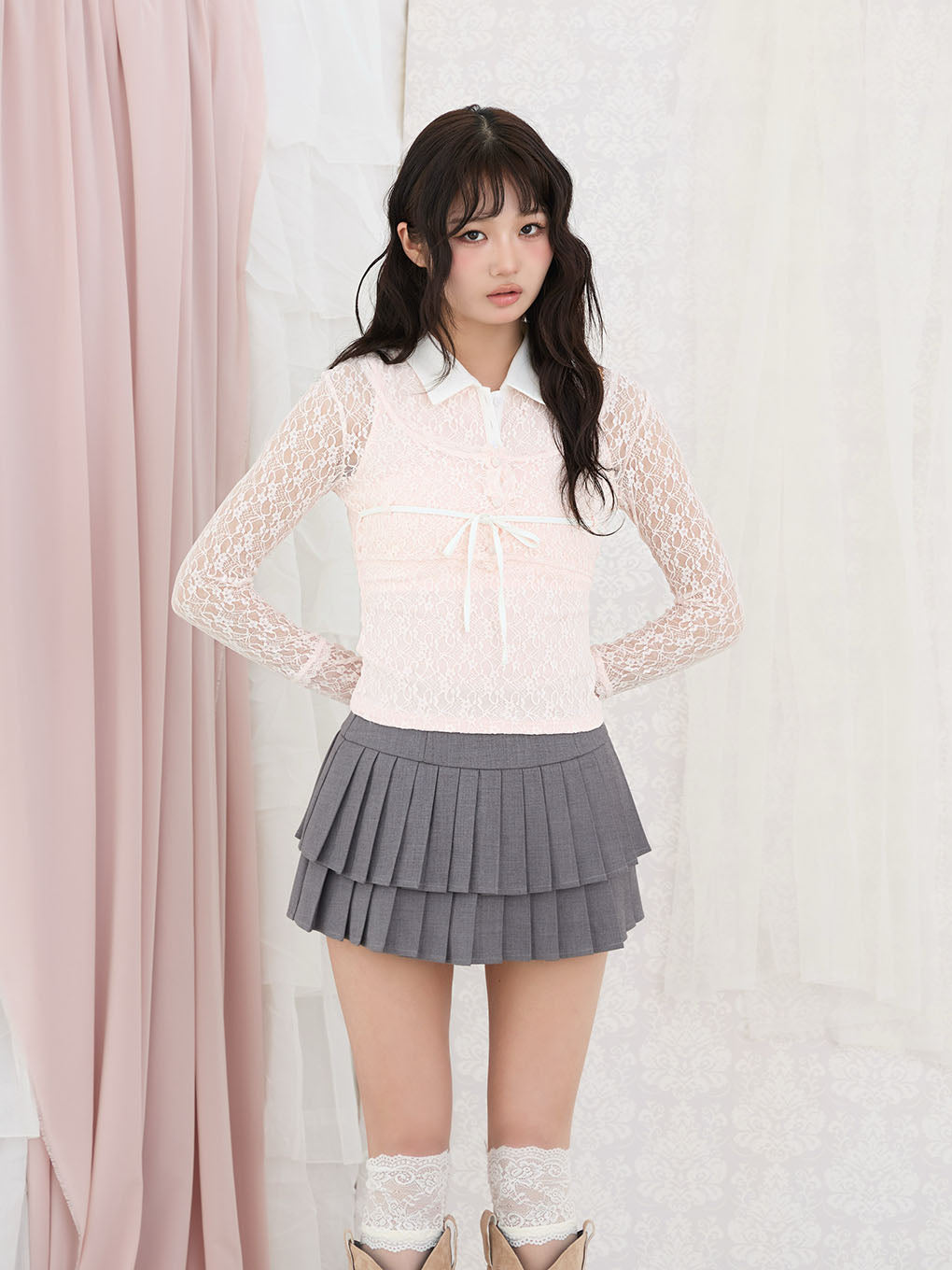 モデル：160cm（着用サイズ：S）