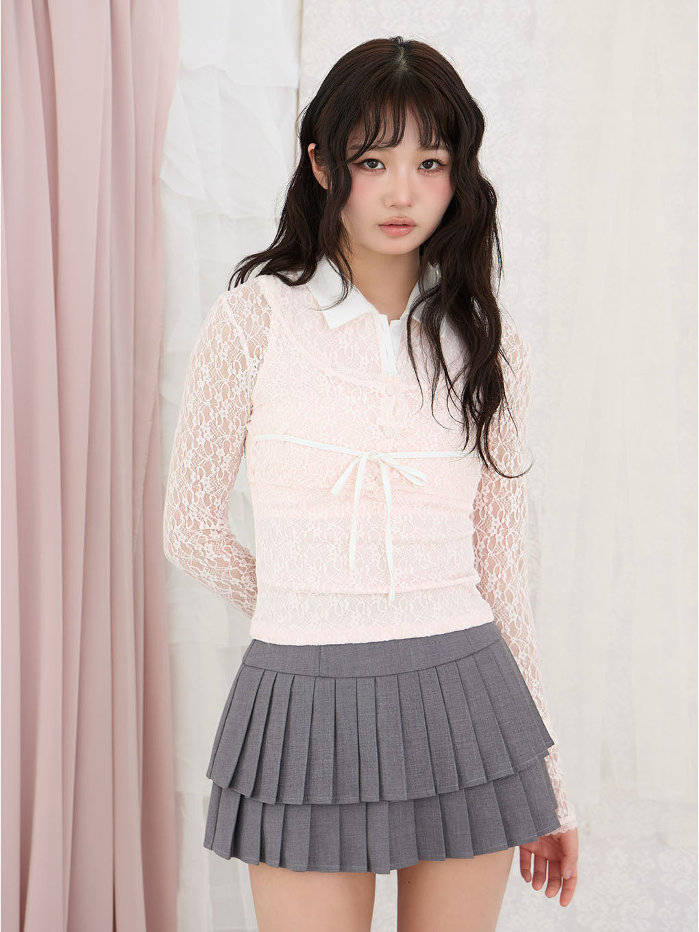 モデル：160cm（着用サイズ：S）
