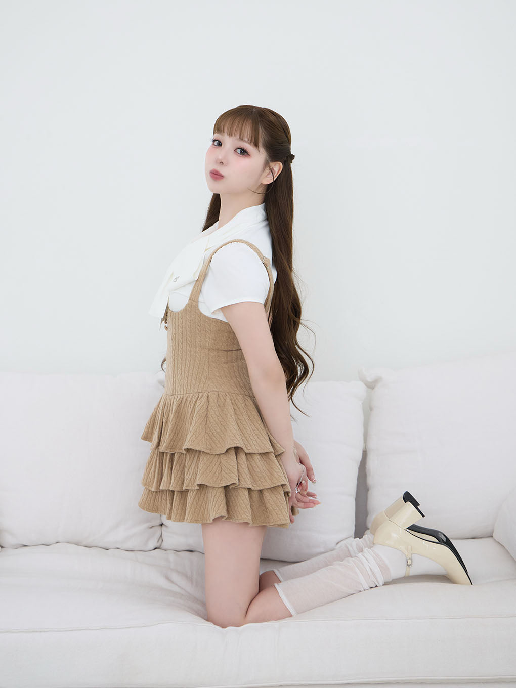 モデル：160cm（着用サイズ：FREE）