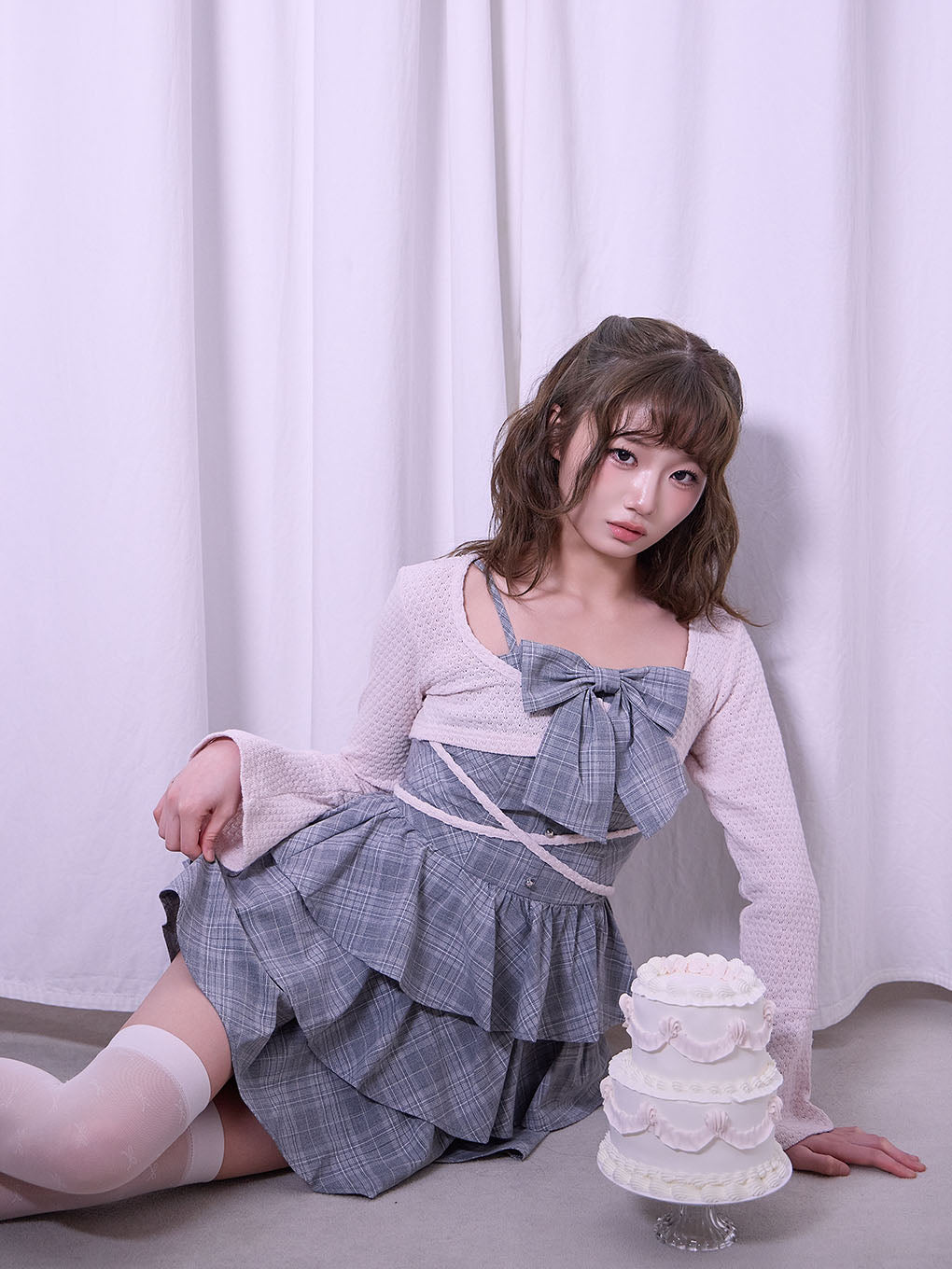 モデル：170cm（着用サイズ：FREE）