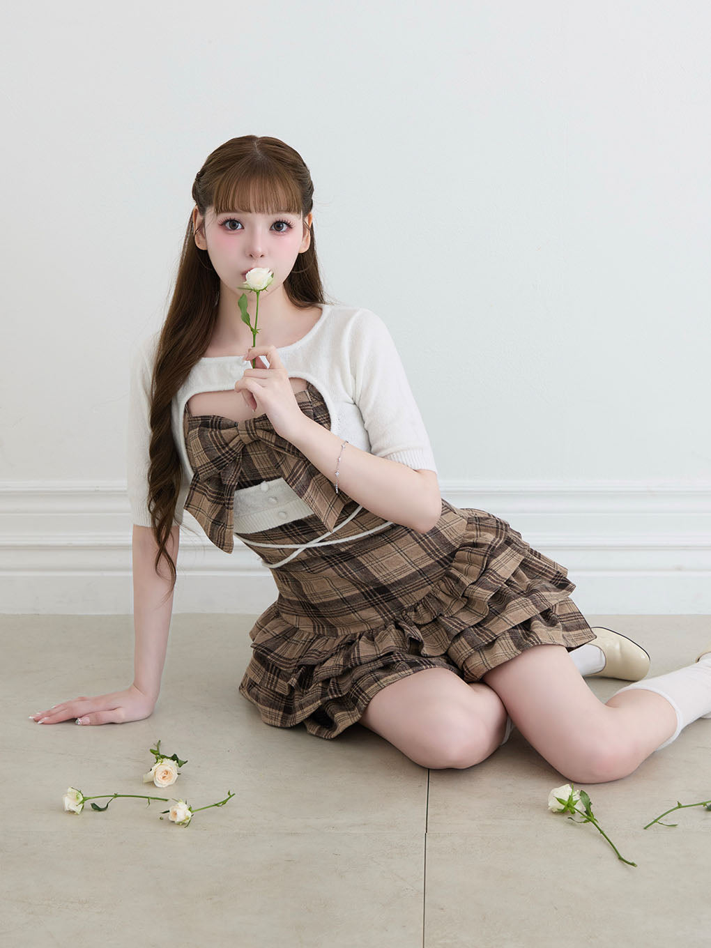 モデル：160cm（着用サイズ：FREE）