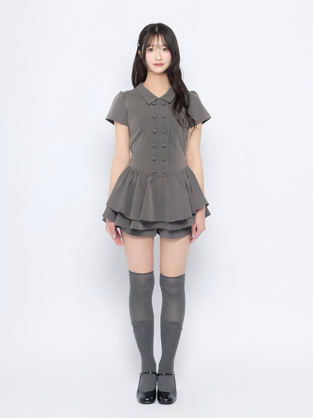 モデル：155cm（着用サイズ：FREE）