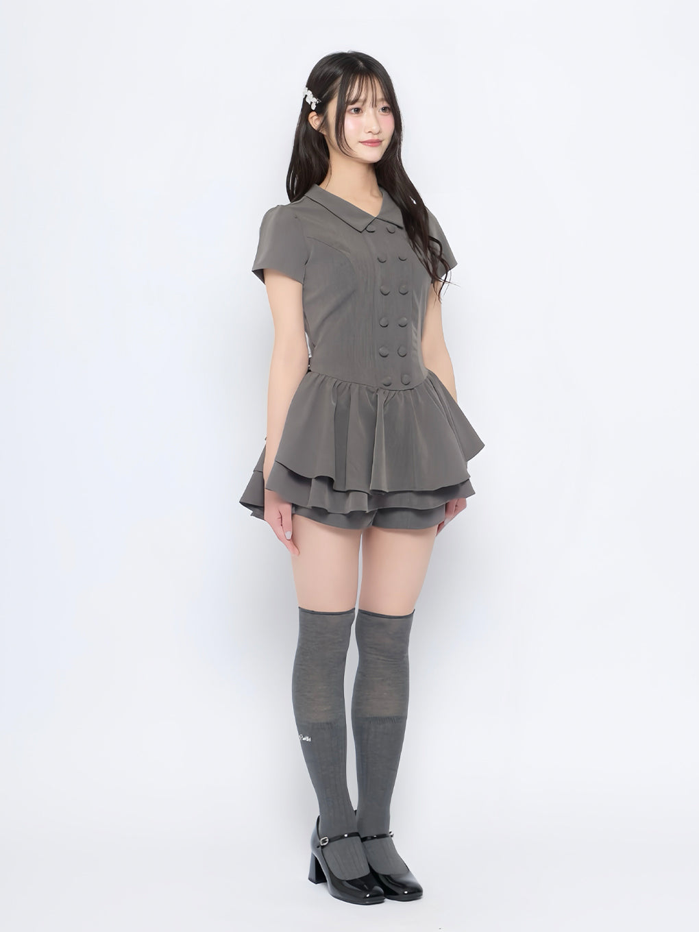 モデル：155cm（着用サイズ：FREE）